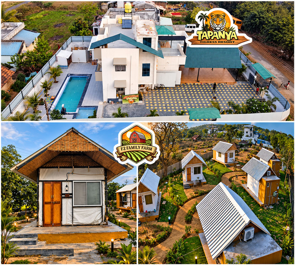 Tapanya Tigress Resort – Aerial View, Gothangaon, Nagpur